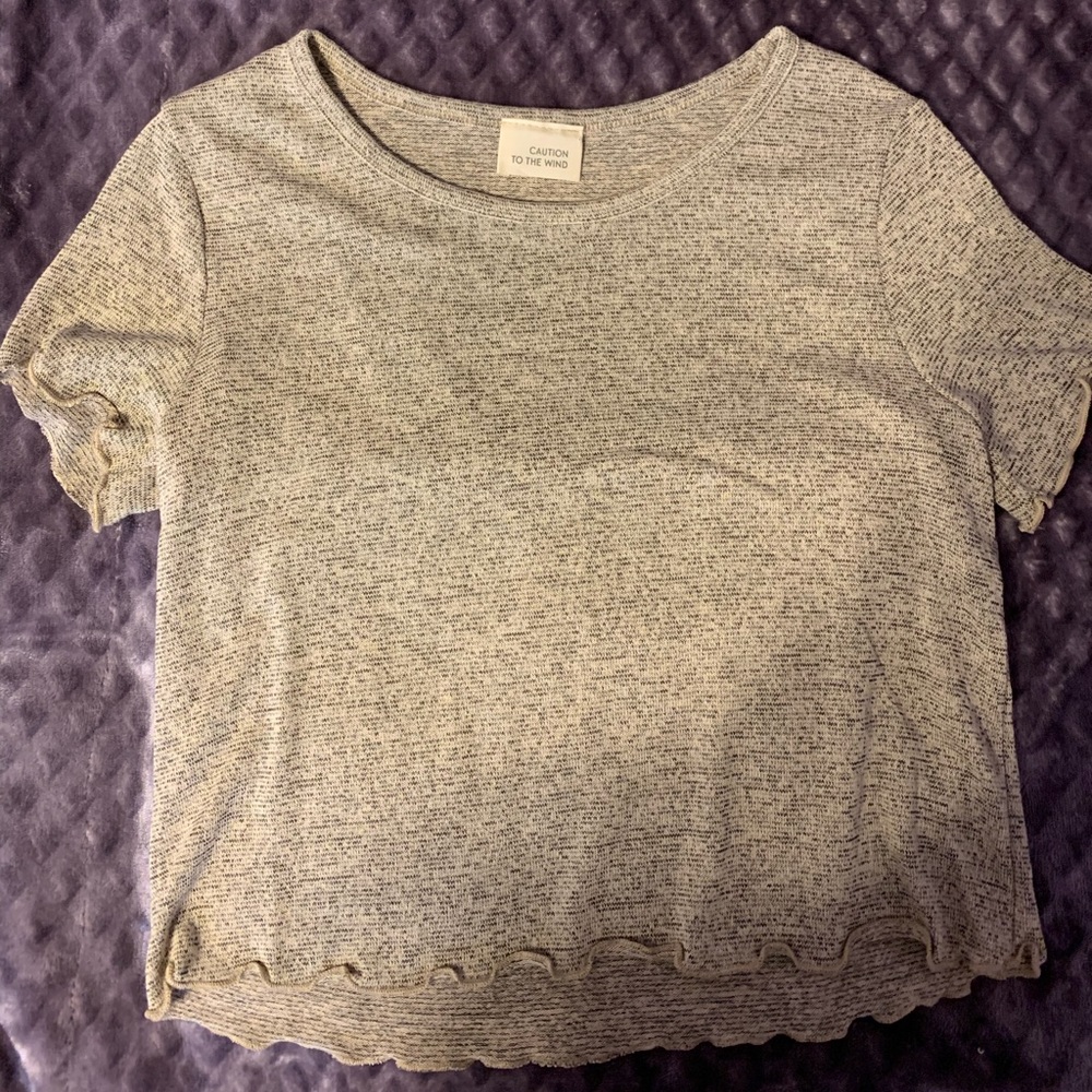 Caution to the wind tee